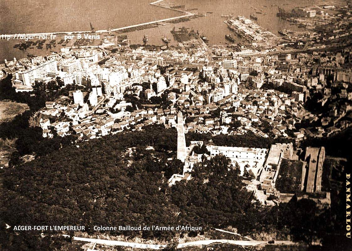 Alger - Fort l'Empereur avec la Colonne Bailloud de l'Armee d'Afrique.jpg